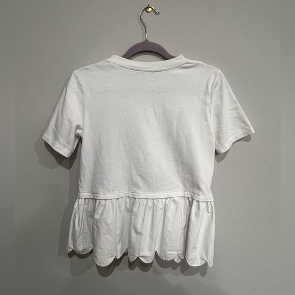 English Factory Scalloped Hem Shirt - Picture 2 of 4